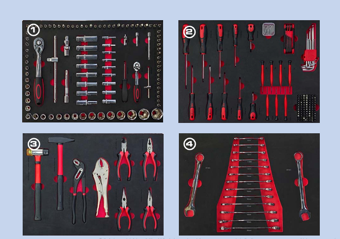 CARRELLO UTENSILI 290 UTENSILI