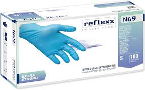 GUANTI NITRILE EXTRA STRONG 6GR BLU