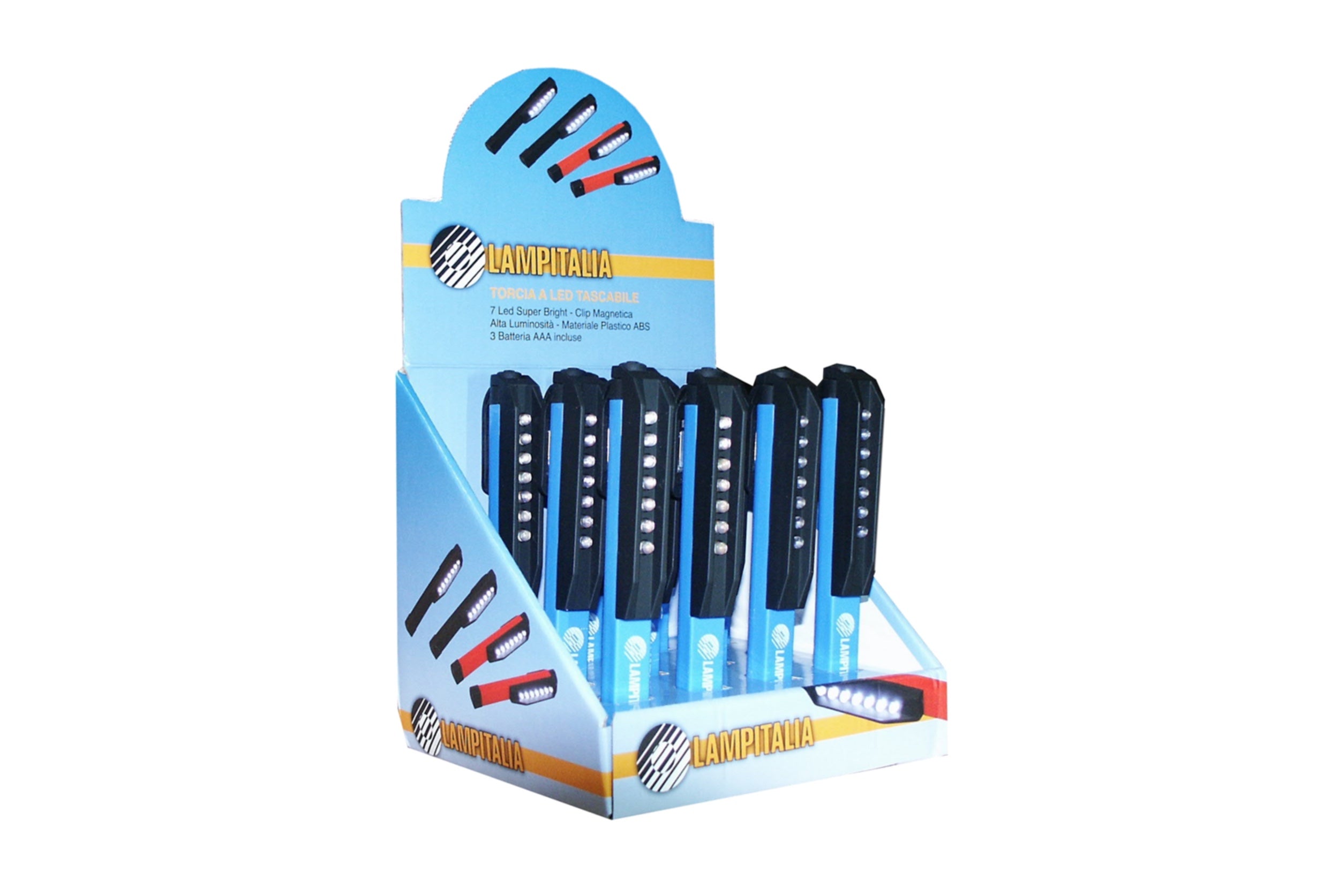 PEN LED ESPOSITORE 12PZ BATTERIE AAA